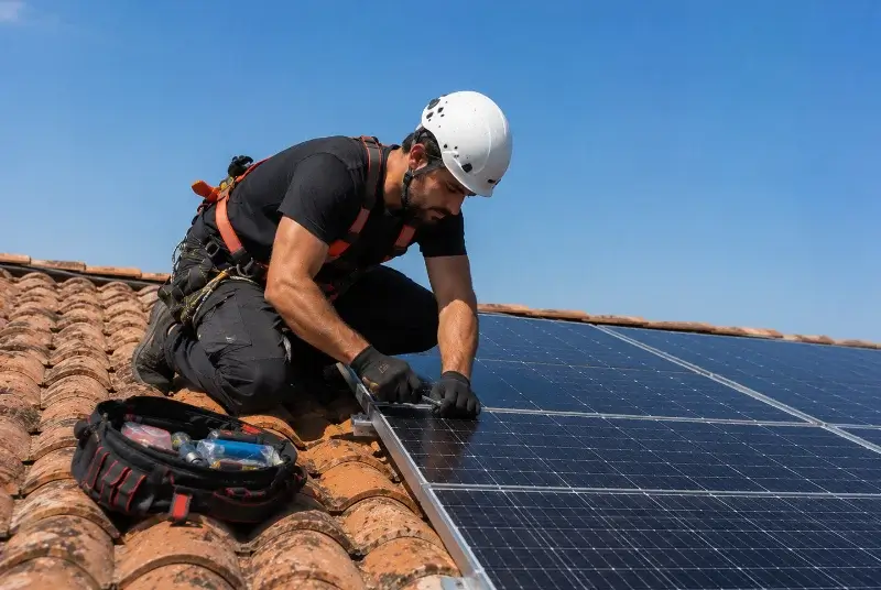 Maintenance et monitoring de panneaux solaires à Bouillé-Ménard