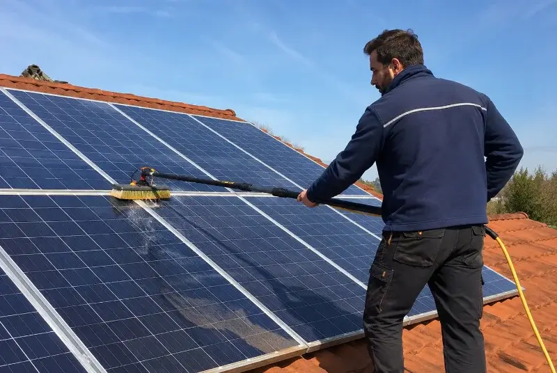 Nettoyage et entretien de panneaux solaires à Bouillé-Ménard